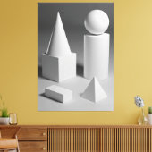 幾何形状シェーディング キャンバスプリント (インサイチュ (リビング))