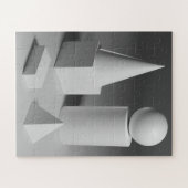 幾何形状シェーディング ジグソーパズル (横)