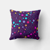 幾何形状パターン クッション (裏面)