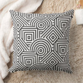 幾何形状パターン クッション (ブランケット)