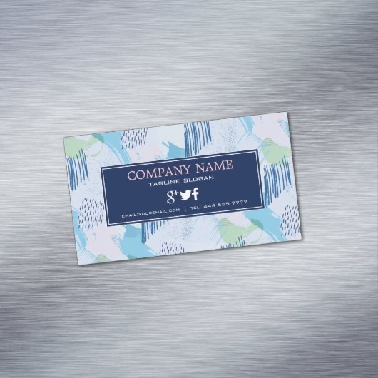 幾何形状パターン マグネット名刺 (インサイチュ)