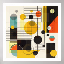 幾何形状合成2ポスター