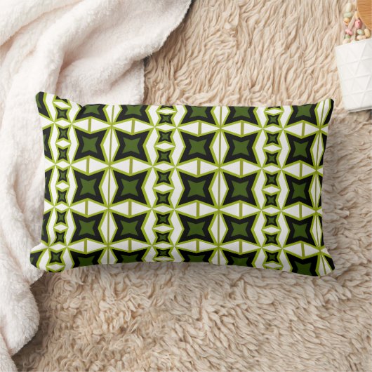 幾何形状継ぎ目なしパターン ランバークッション (ブランケット)