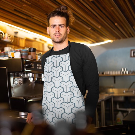 幾何形状継ぎ目のないパターン エプロン