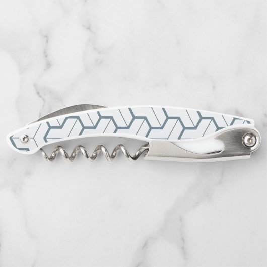 幾何形状継ぎ目のないパターン ソムリエナイフ (裏面)