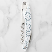 幾何形状継ぎ目のないパターン ソムリエナイフ (正面)