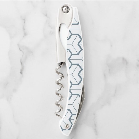 幾何形状継ぎ目のないパターン ソムリエナイフ (正面)