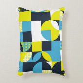 幾何形状、カラフル抽象芸術背景。 アクセントクッション (正面(垂直))