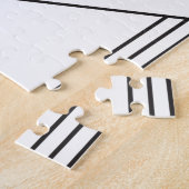 幾何形状:ミニマルなシームレスパターン。 ジグソーパズル (側面)