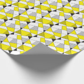 幾何形状：ミニマルなシームレスパターン。 ラッピングペーパー (角)