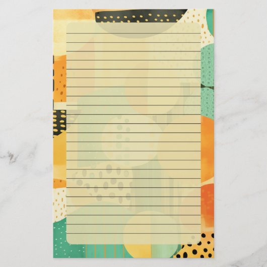 幾何形状 便箋 (正面)