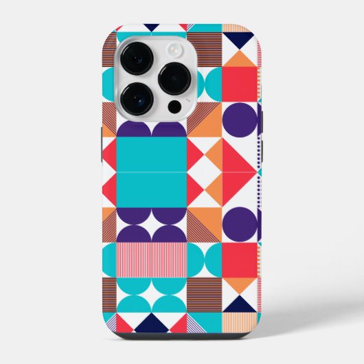 幾何形状 iPhoneケース (裏面)