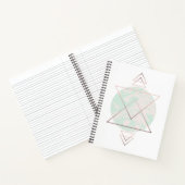 幾何抽象芸術アートデザイン ノートブック (内部)