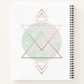 幾何抽象芸術アートデザイン ノートブック (裏面)