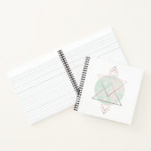 幾何抽象芸術アートデザイン ノートブック (内部)