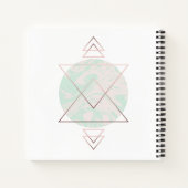 幾何抽象芸術アートデザイン ノートブック (裏面)