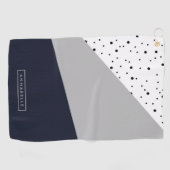 幾何抽象芸術 ゴルフタオル (横)