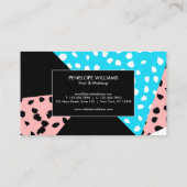 幾何抽象芸術 名刺 (裏面)