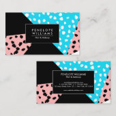 幾何抽象芸術 名刺 (正面/裏面)