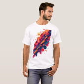 幾何振動 Tシャツ (正面フル)