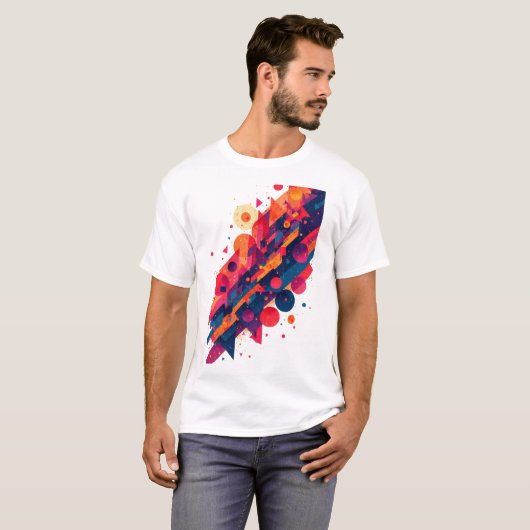 幾何振動 Tシャツ (正面フル)