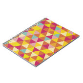 幾何数々の図形のポリゴン色の三角形 ノートブック (左側)