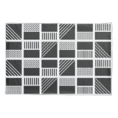 幾何方形カスタム 枕カバー (裏面)