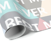 幾何最高のモダン母 ラッピングペーパー (ロールコーナー)