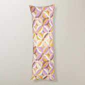 幾何模様体枕 ボディピロー (裏面 (縦))