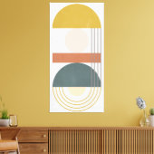 幾何法面展開III キャンバスプリント (インサイチュ (リビング))