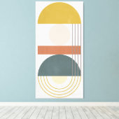 幾何法面展開III キャンバスプリント (インサイチュ (ウッドフロア))