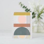 幾何法面展開III ポストカード (スタンド正面)