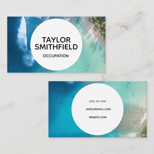 幾何海名刺 名刺 (正面/裏面)