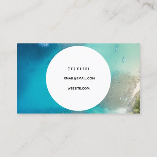 幾何海名刺 名刺 (裏面)