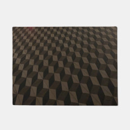 幾何深度表側 ドアマット