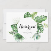 幾何目的地結婚式の予約記号 (正面)