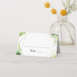 幾何目的熱帯結婚座席表 プレイスカード