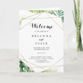 幾何目的熱帯結婚折り曲げ プログラム (正面)