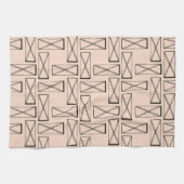 幾何矩形Xデザイン キッチンタオル (横)
