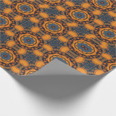 幾何秋お洒落，秋，秋，秋, ラッピングペーパー (角)