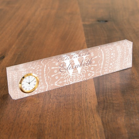 幾何種族曼荼羅 デスクネームプレート (側面)