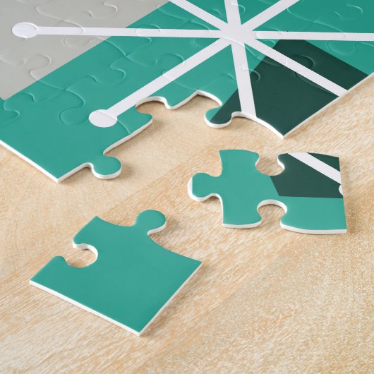 幾何級数抽象芸術 ジグソーパズル (側面)