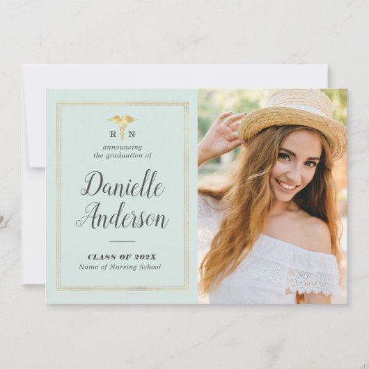 幾何級数授与式 案内状 (正面)