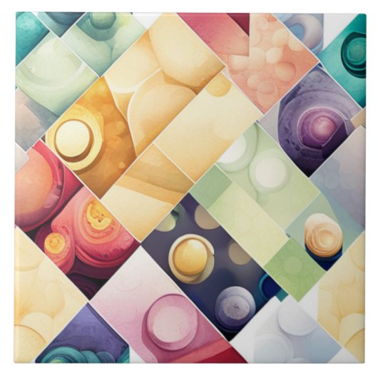 幾何級数 タイル (正面)