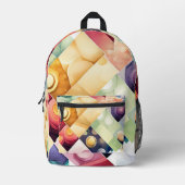 幾何級数 プリントバックパック (正面)