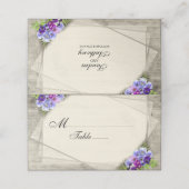 幾何素朴エレガントパン結婚シー プレイスカード (外部開封)