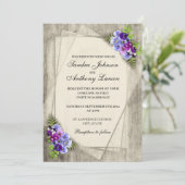 幾何素朴エレガントパン結婚シー 招待状 (スタンド正面)