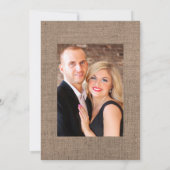 幾何素朴カントリーバーンユーカリ結婚ス 招待状 (裏面)