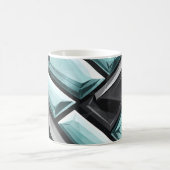 幾何結晶デザイン コーヒーマグカップ (中央)