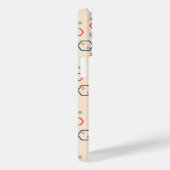 幾何色モダン六角パターン Case-Mate iPhoneケース (裏面 / 右)